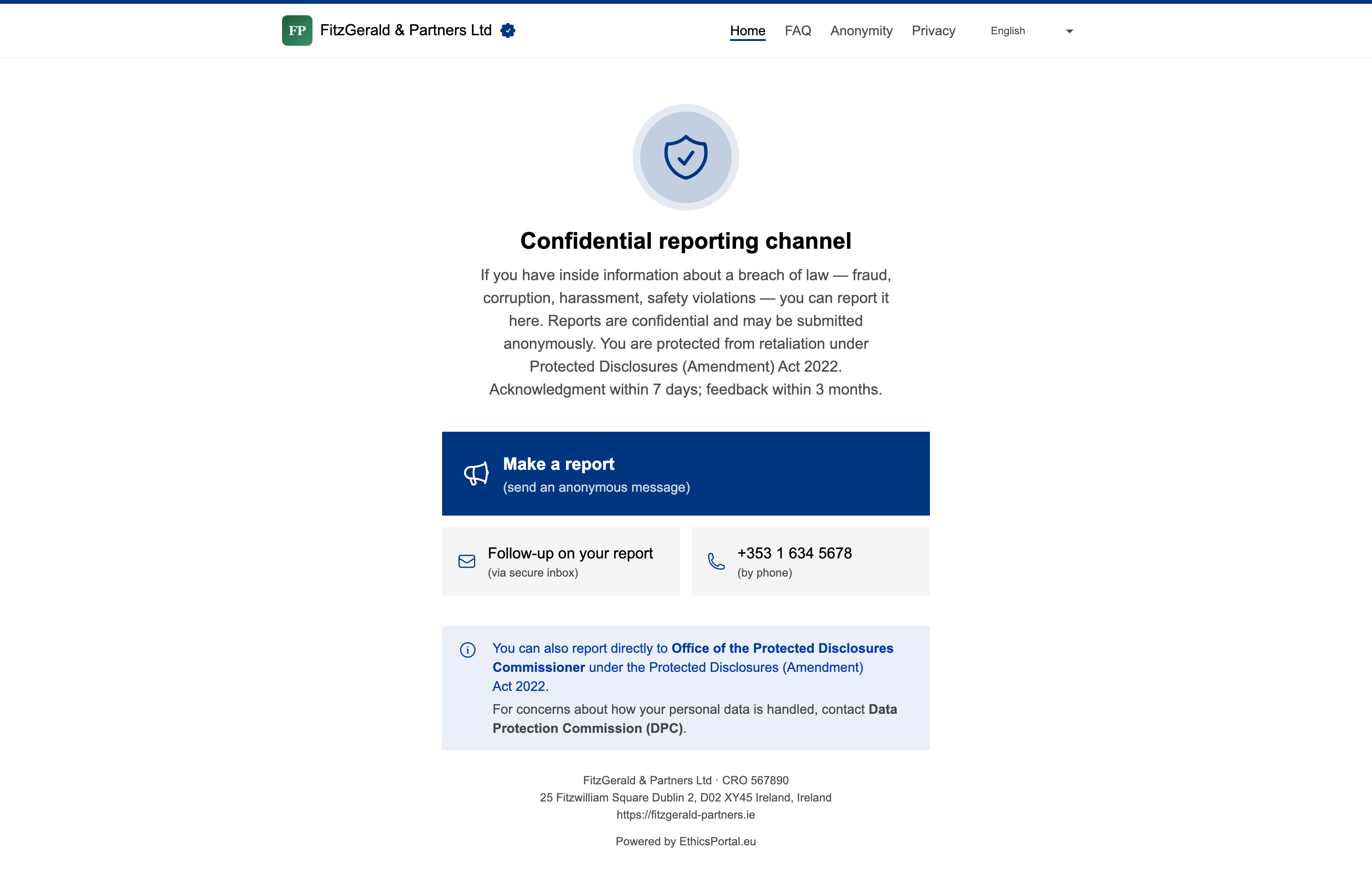 Portal-Link und QR-Code teilen